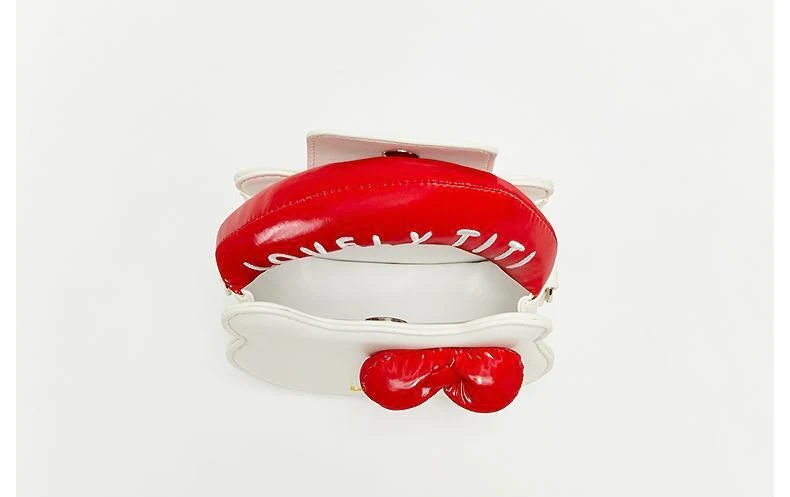 Hellokitty Shape Small Top Handle Bags Mini Purses Handbags Mini Crossbody Purse