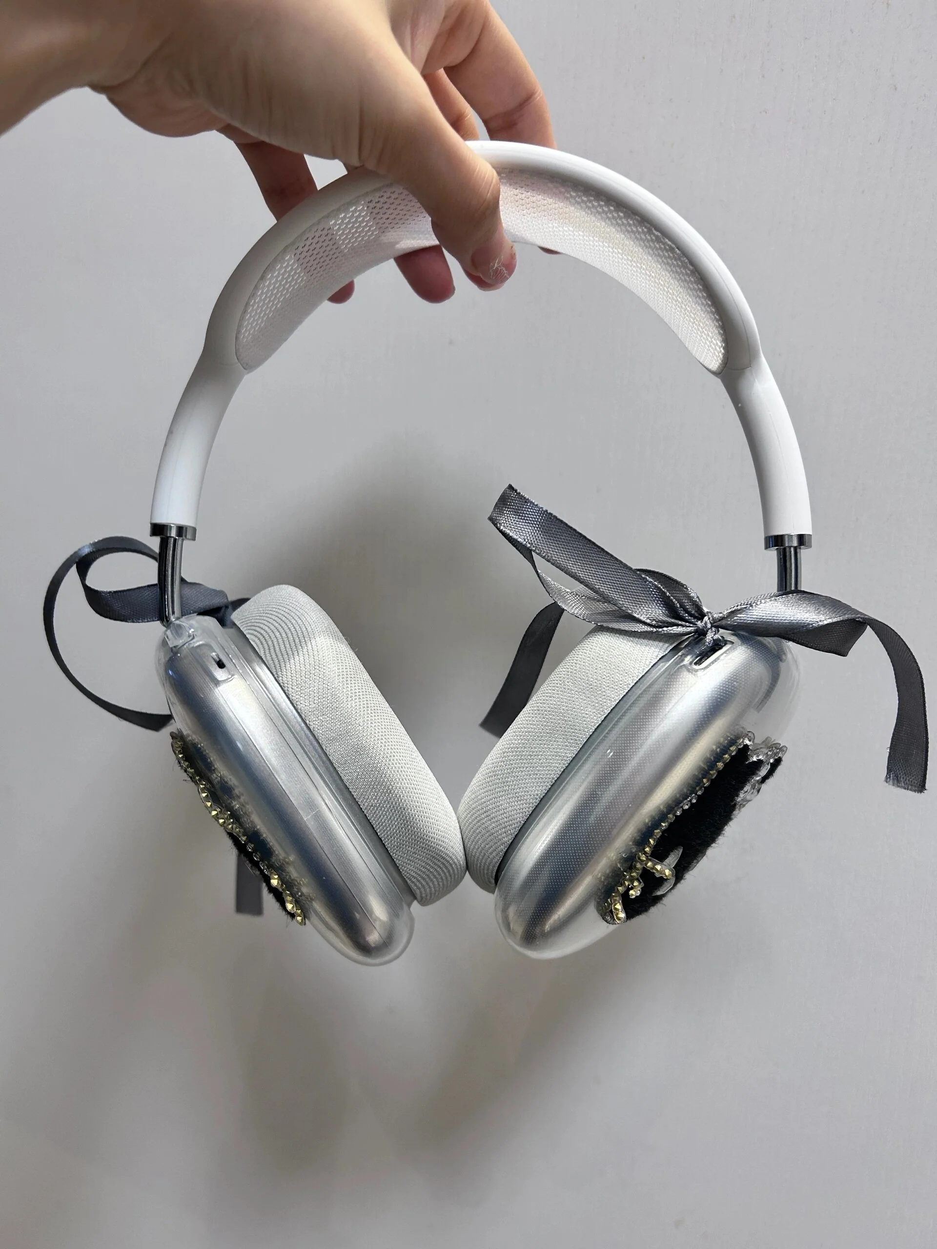 Hellokitty Rhinestone Case Cover for AirPods Max Headphones