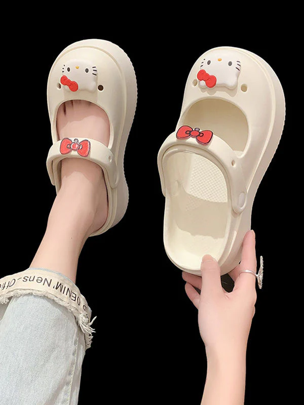 Hello Kitty Clogs Slip on Water Shoes Casual Summer for Girls