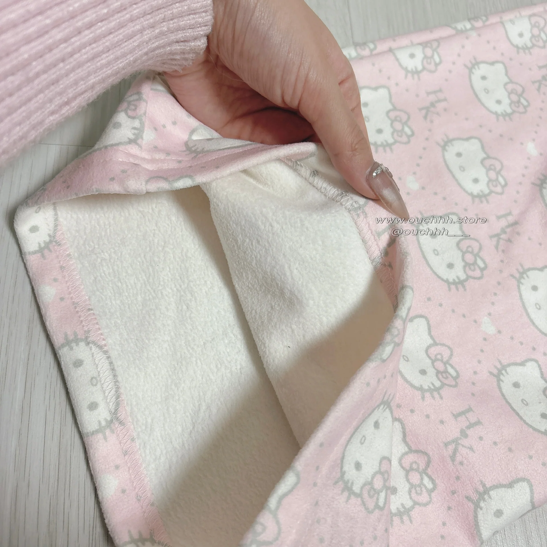 Pink Royal Kitty Top and Pocket Pants PJ Set