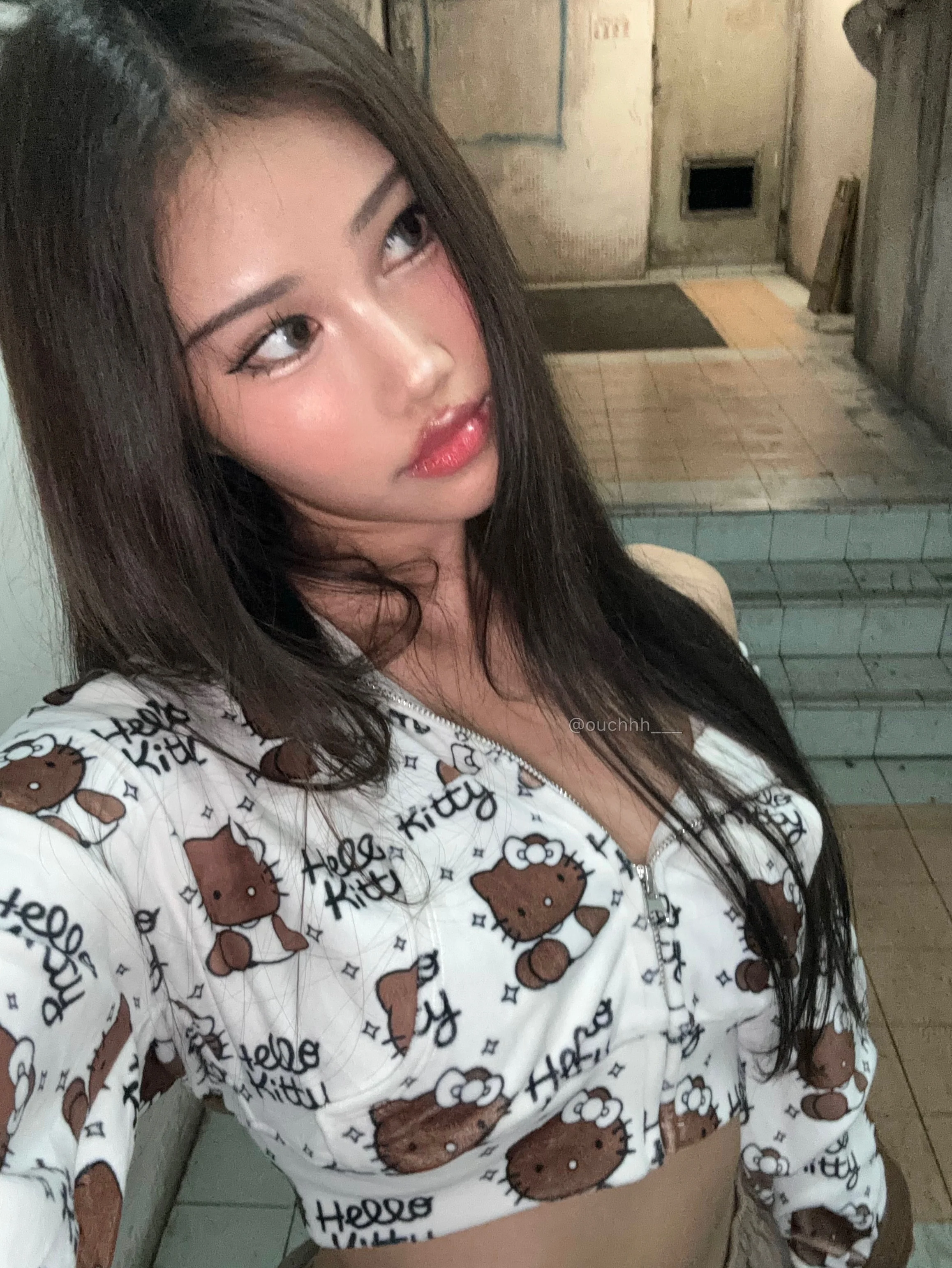 Tanned Kitty 3 Pieces Set (Jacket + Bra top + Shorts)