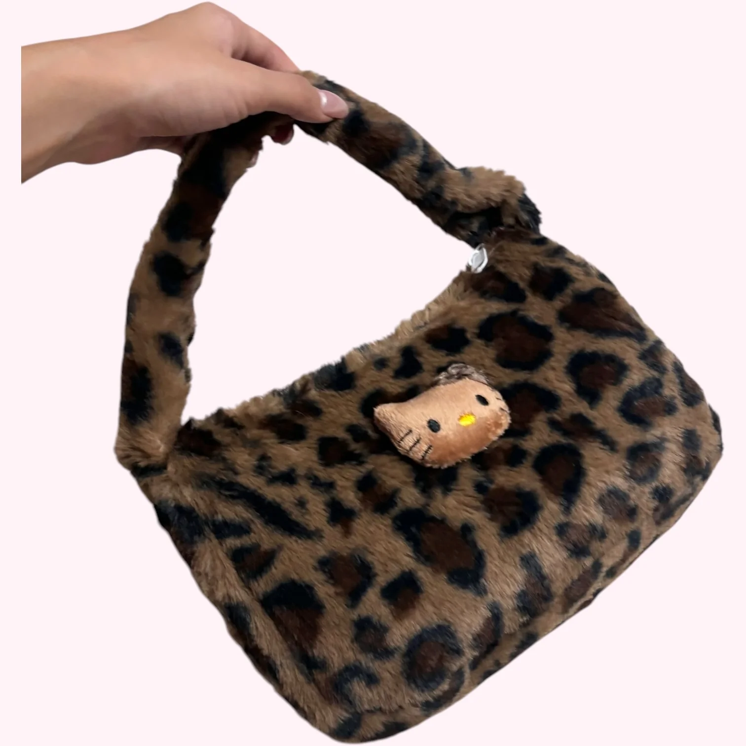 Free Kitty Leopard Bag for orders US65 or above (Brown)
