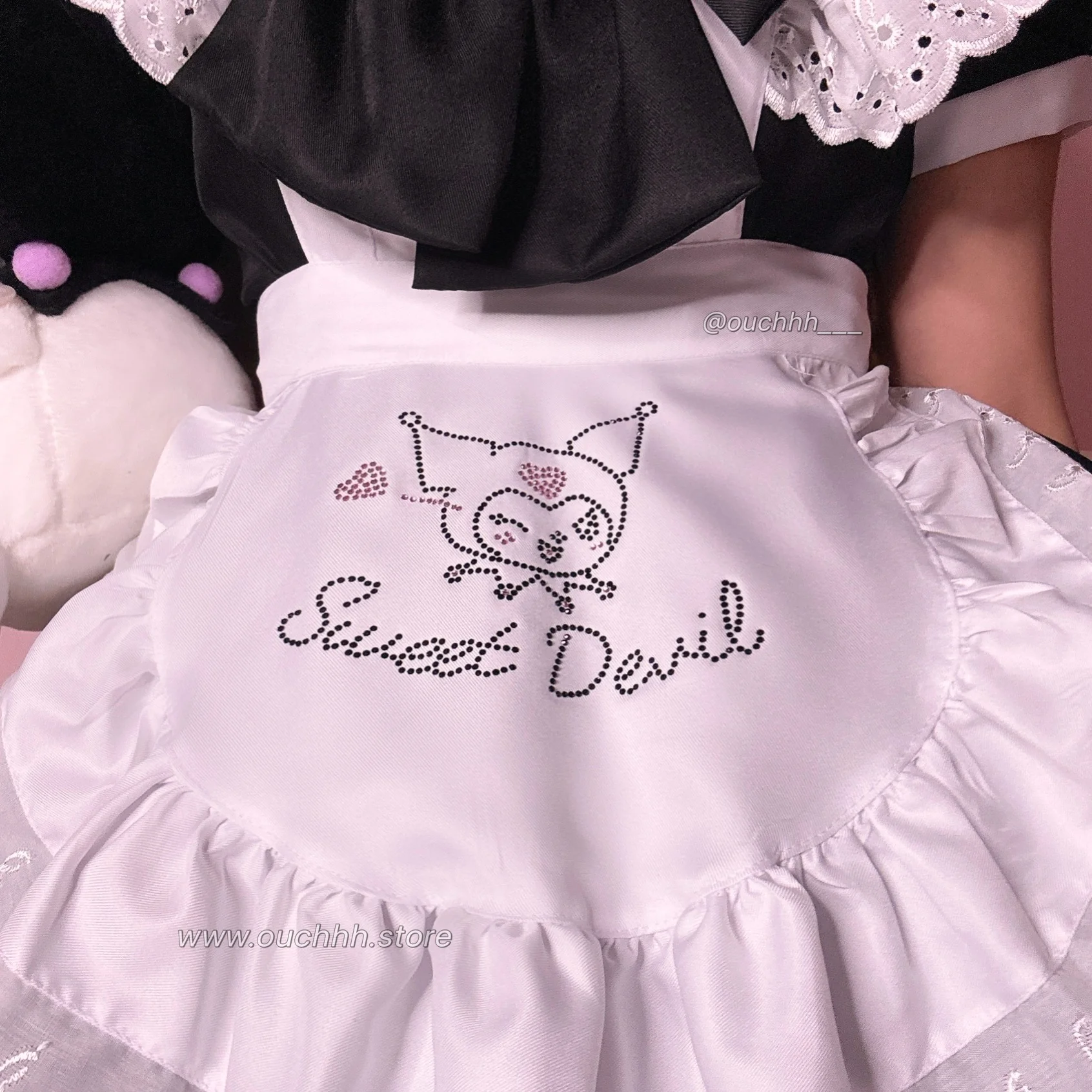 Sweet Devil Kuromi Maid Dress + Headband