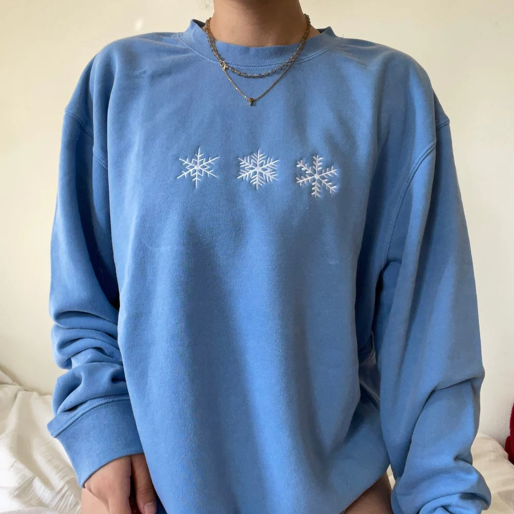 Snowflakes Crewneck