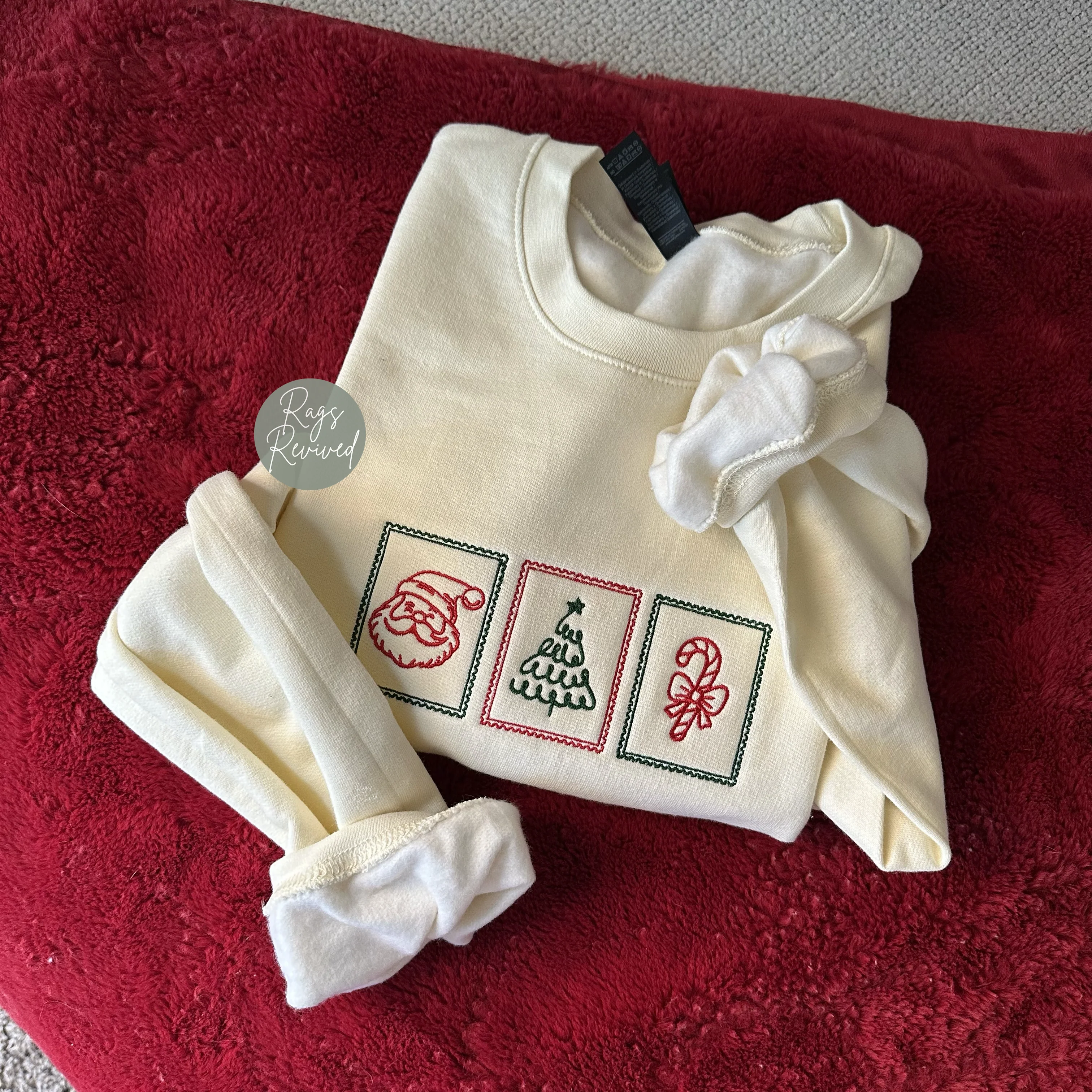 Christmas Stamps Sweatshirt