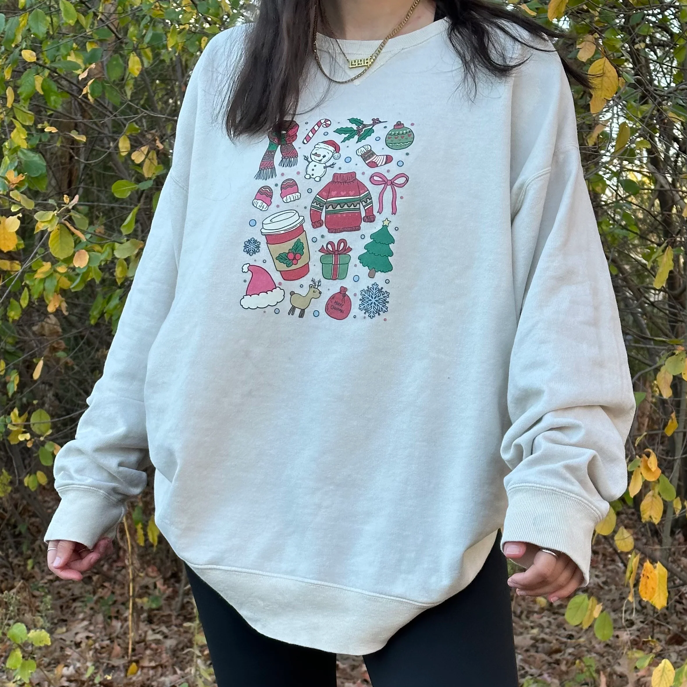 Christmas Doodles Crewneck