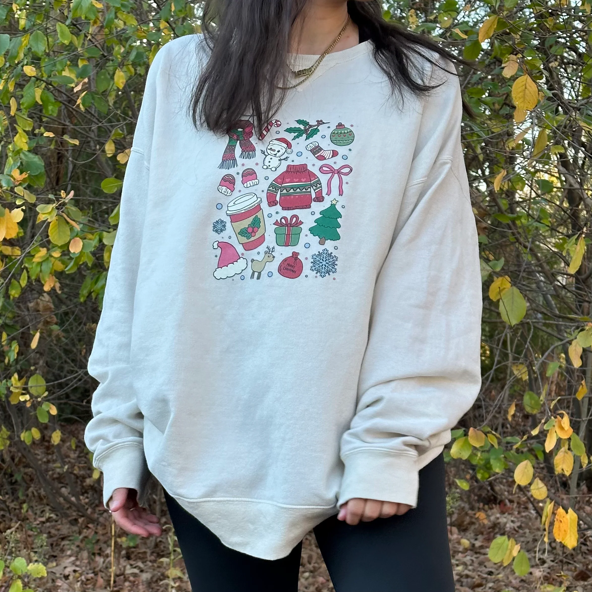 Christmas Doodles Crewneck
