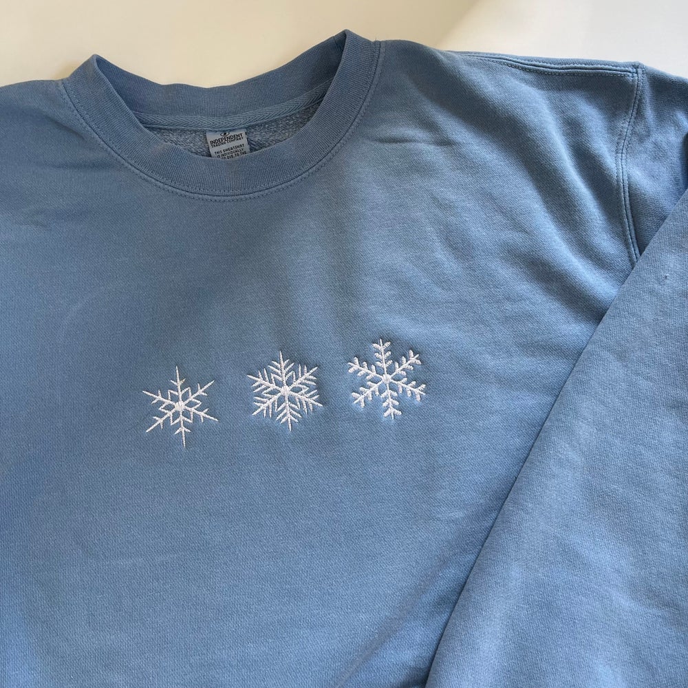 Snowflakes Crewneck