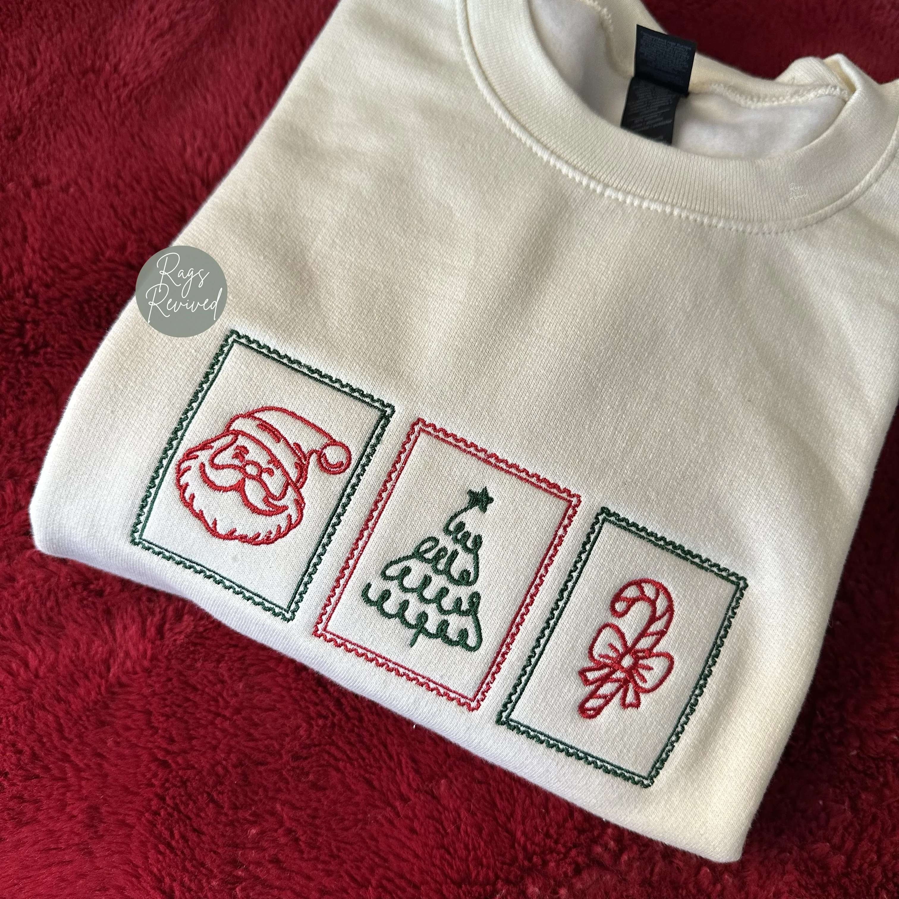 Christmas Stamps Sweatshirt
