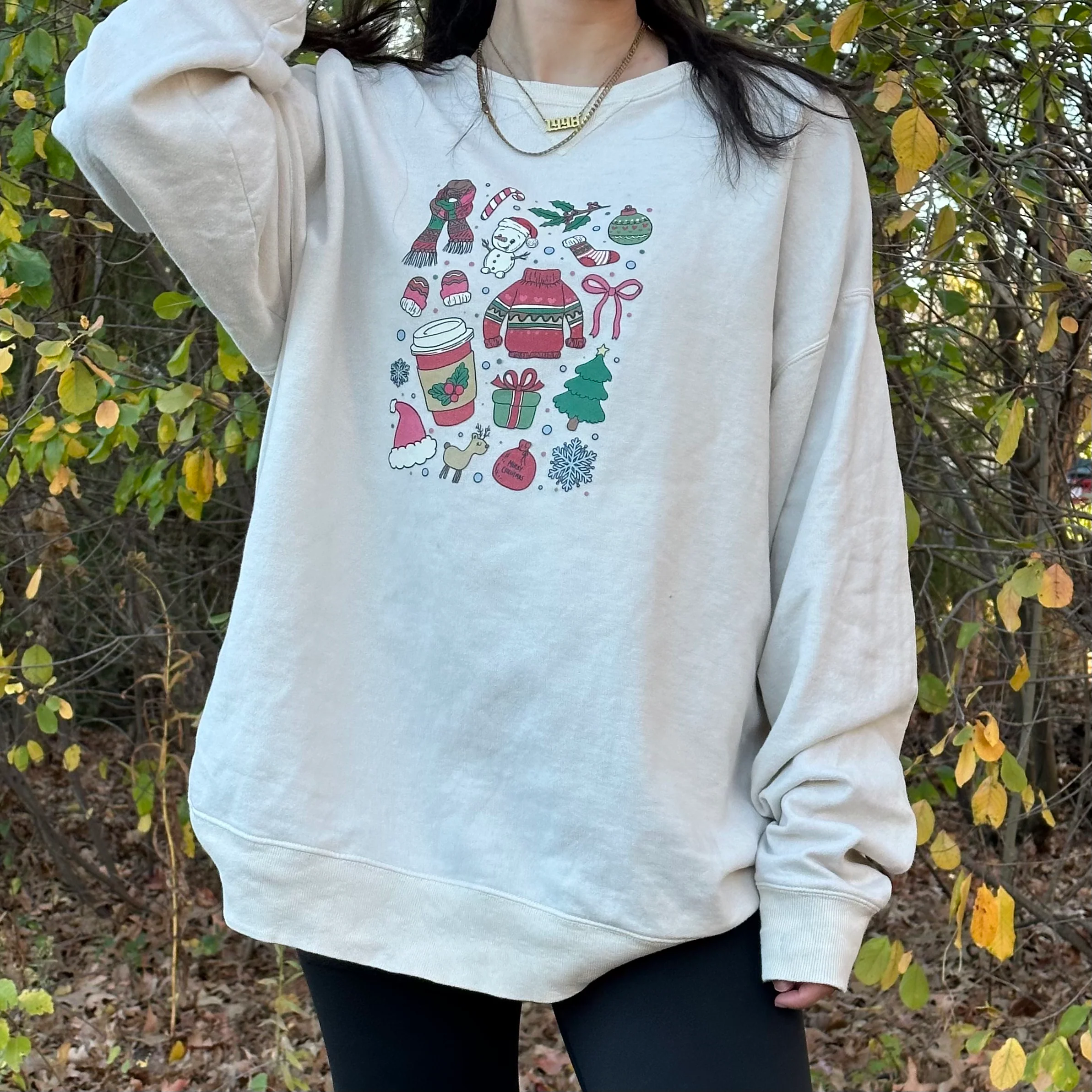 Christmas Doodles Crewneck