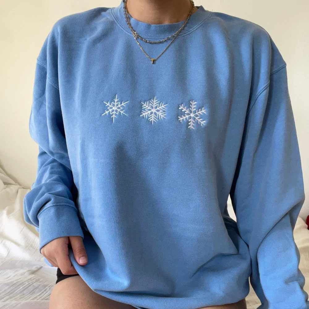 Snowflakes Crewneck