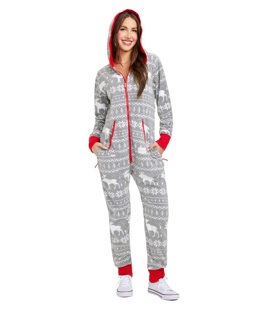 Women's Grey Moose Jumpsuit