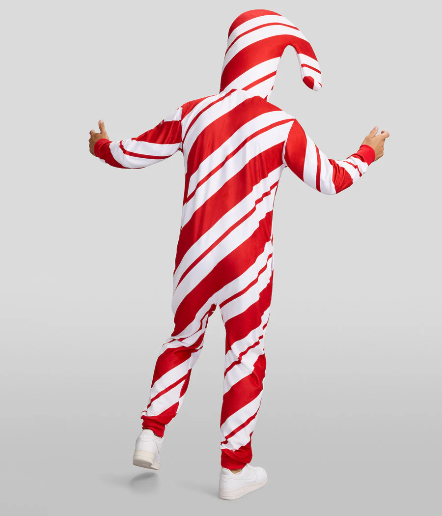 Men's Candy Cane Jumpsuit
