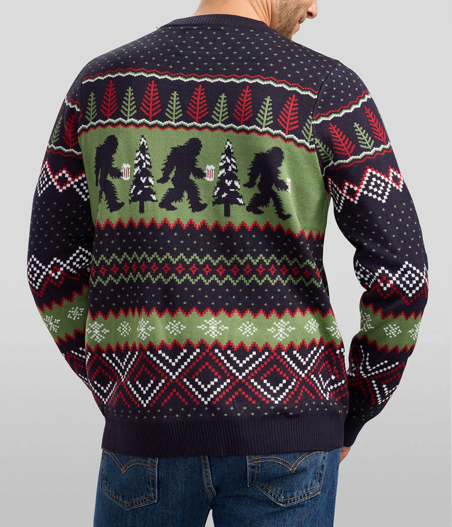 Men's Bigfoot Brew Ugly Christmas Sweater