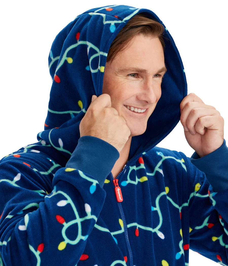 Men's String of Lights Light Up Jumpsuit