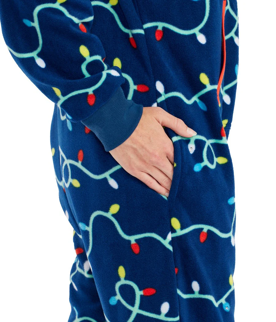 Women's String of Lights Light Up Jumpsuit