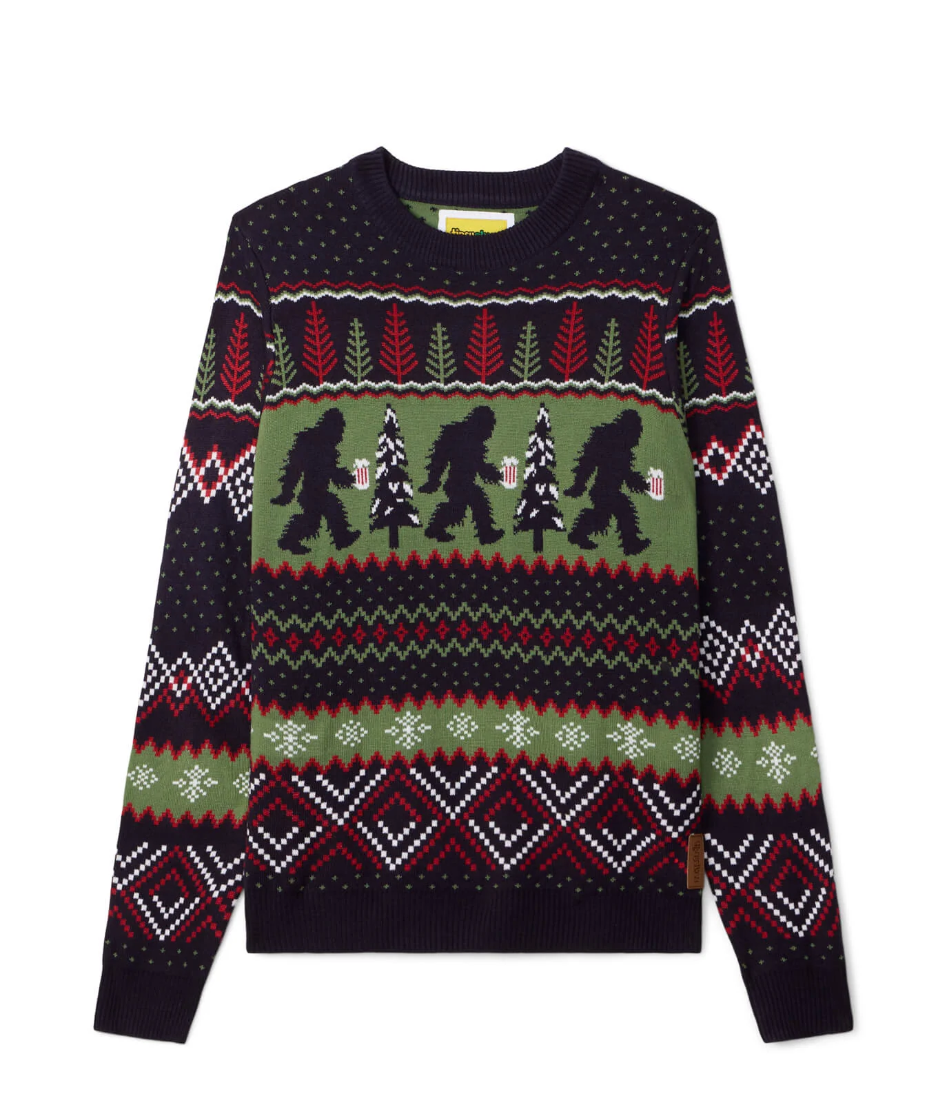 Men's Bigfoot Brew Ugly Christmas Sweater