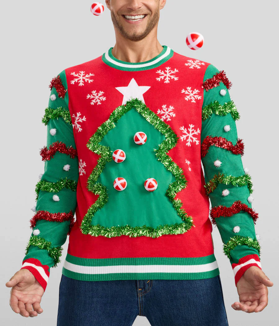 Men's Deck the Halls Game Ugly Christmas Sweater