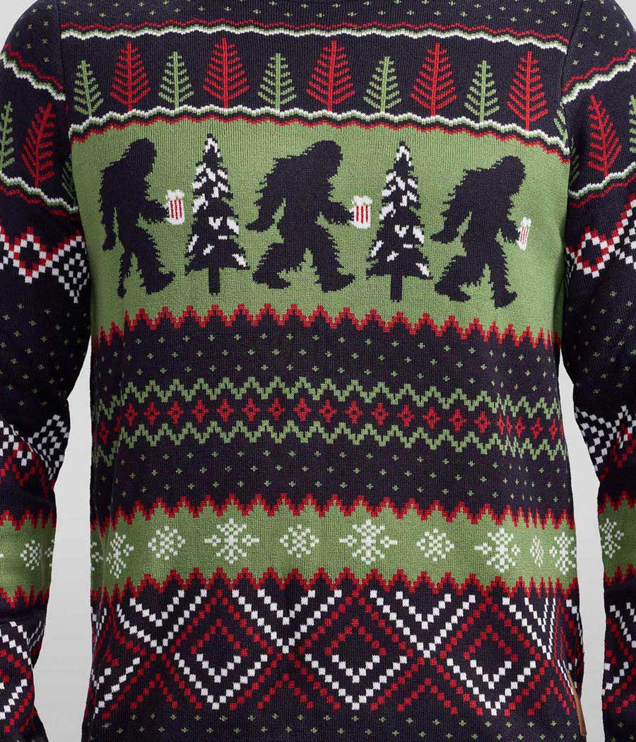 Men's Bigfoot Brew Ugly Christmas Sweater