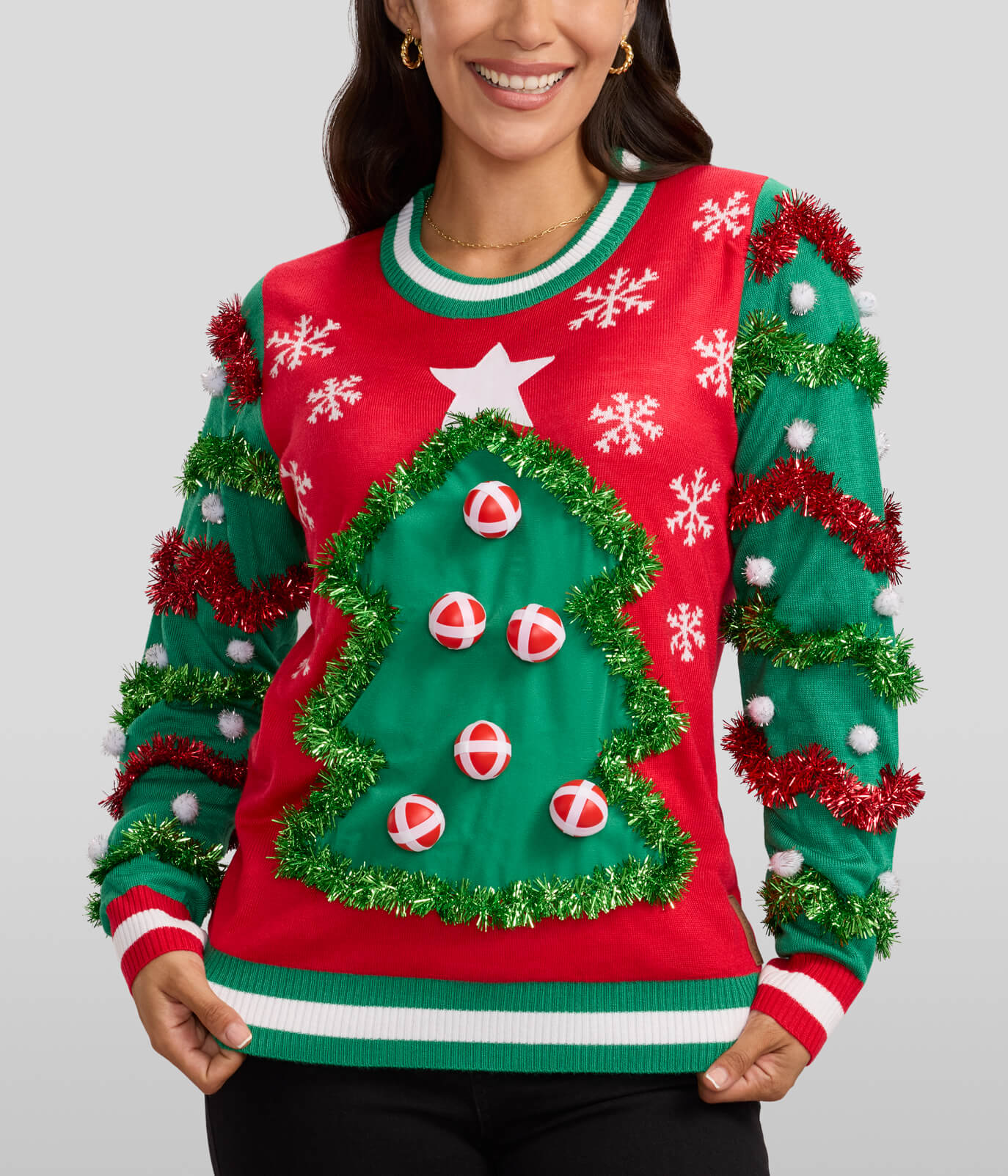 Women's Deck the Halls Game Ugly Christmas Sweater