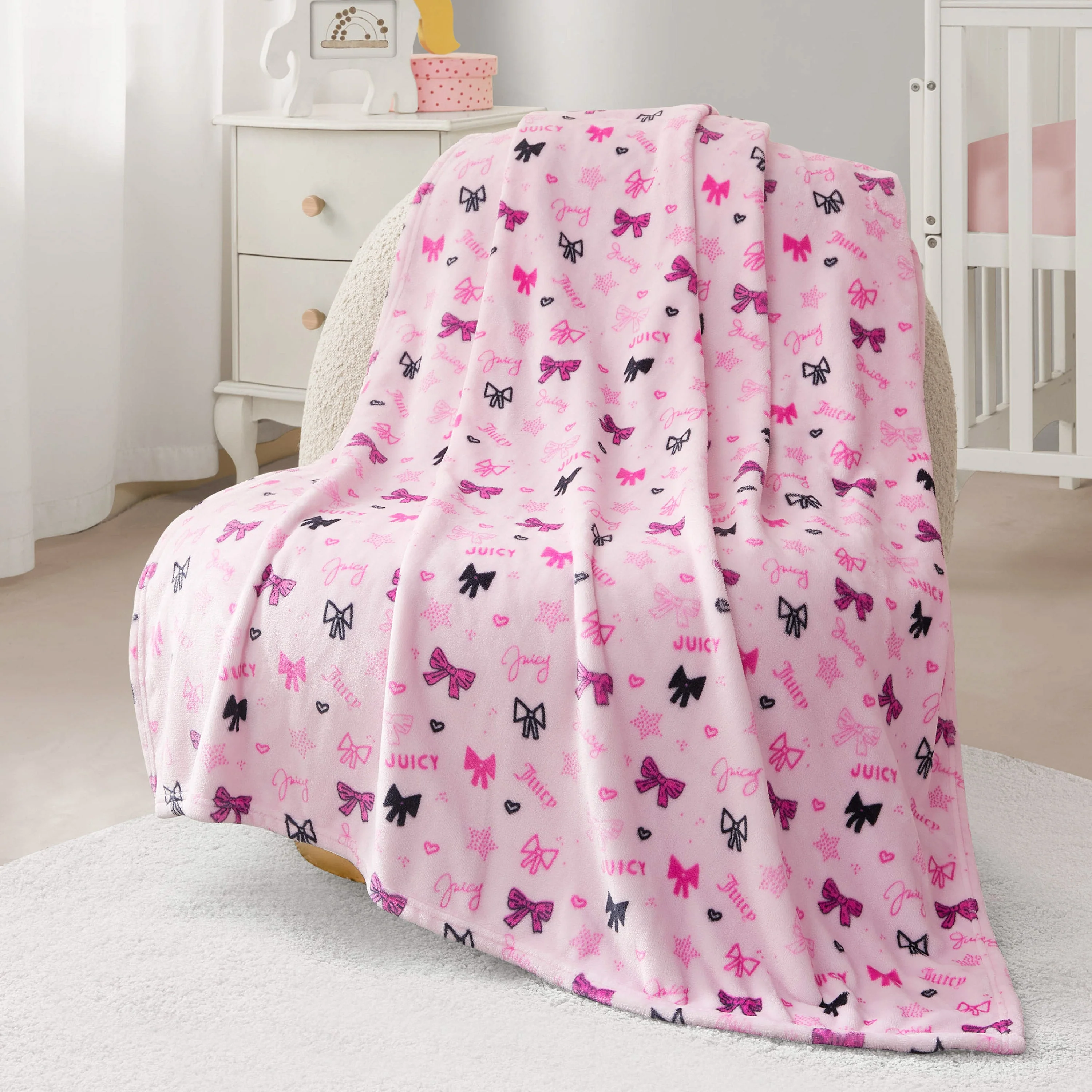 Plush Baby Throw Blanket