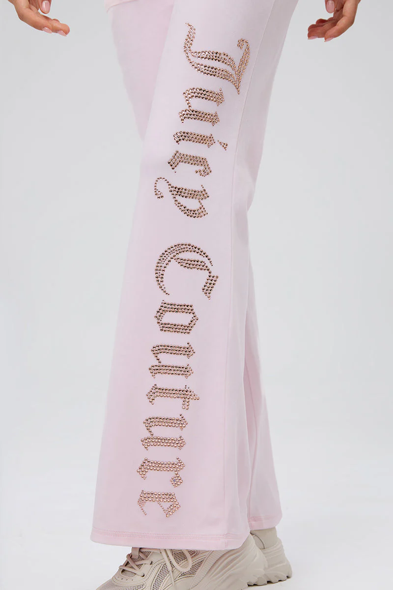 30th Birthday Big Bling Snap Pocket Velour Pants