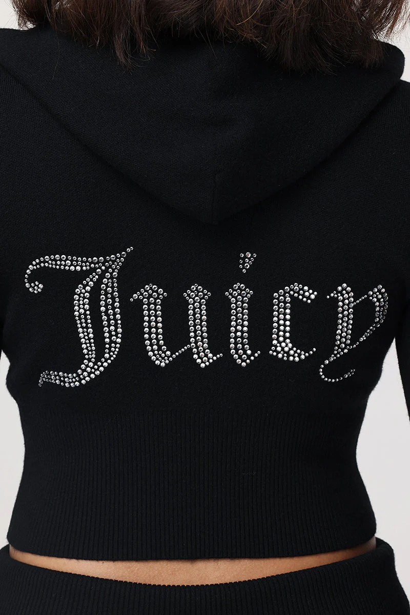 Big Bling Knit Hoodie