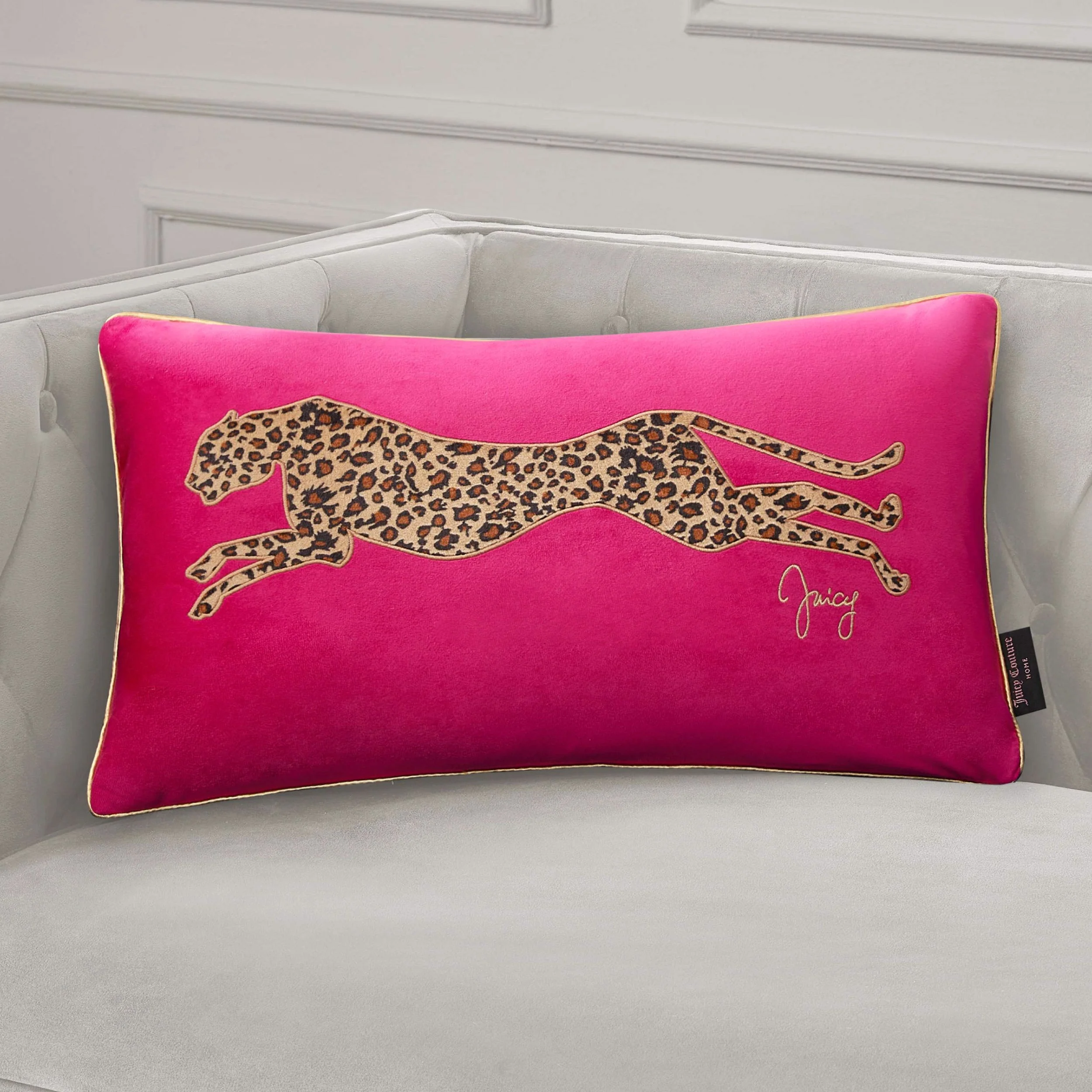 Velvet Cheetah Pillow