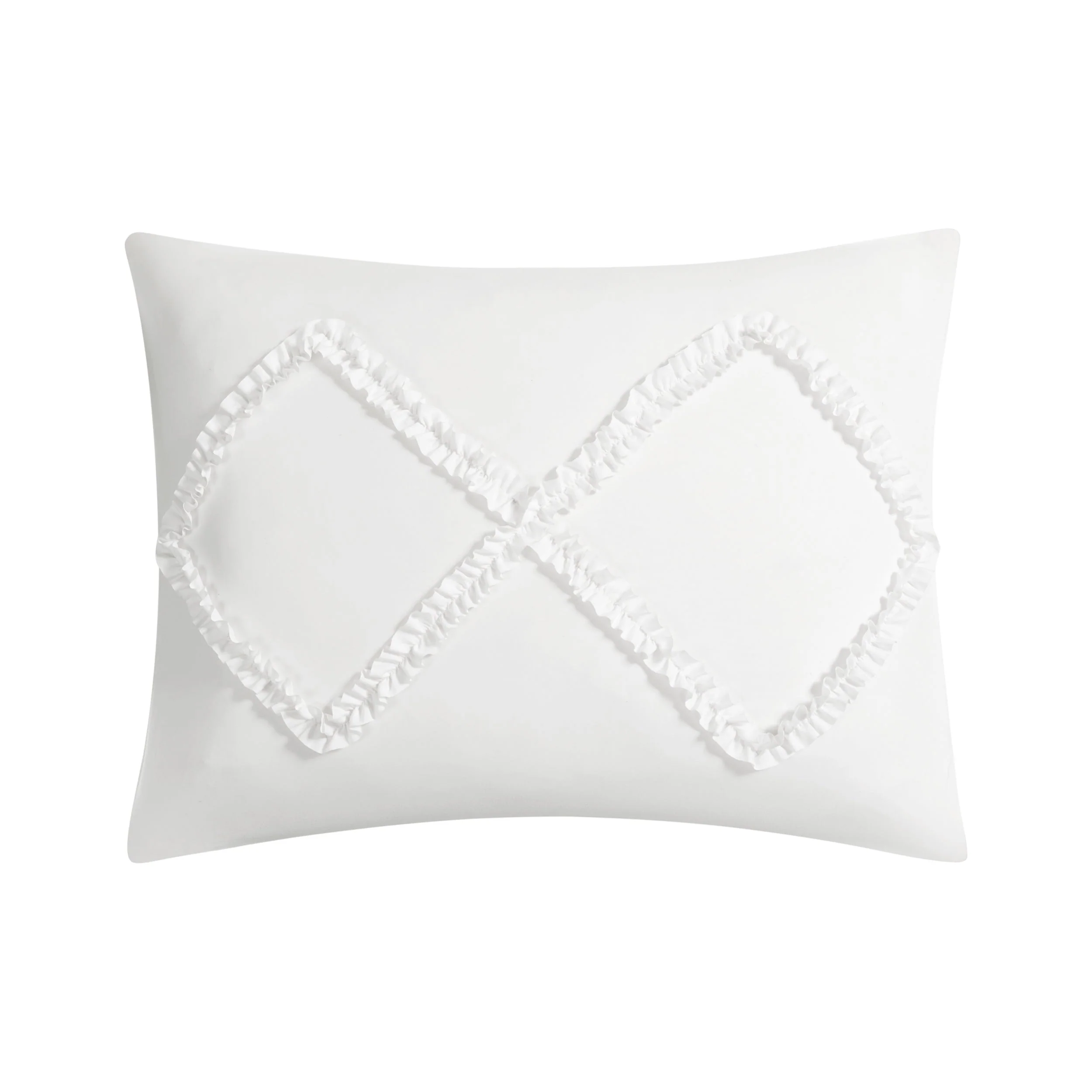 Diamond Ruffle Comforter Set