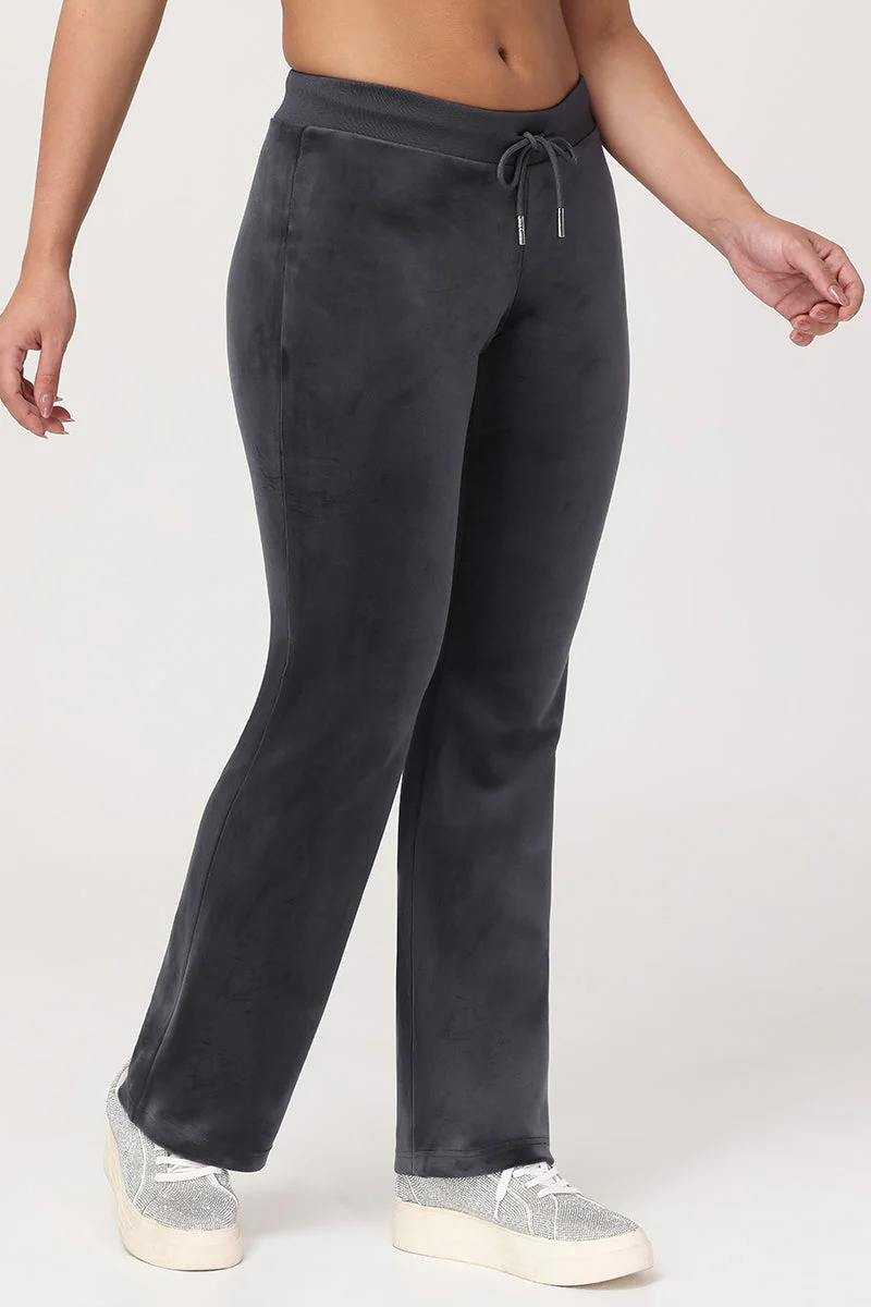 Mixed Crystals Velour Track Pants