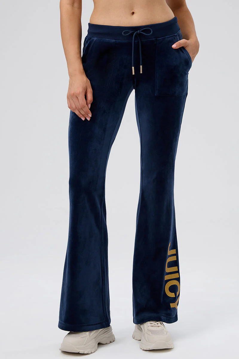 30th Birthday Snap Pocket Velour Pants