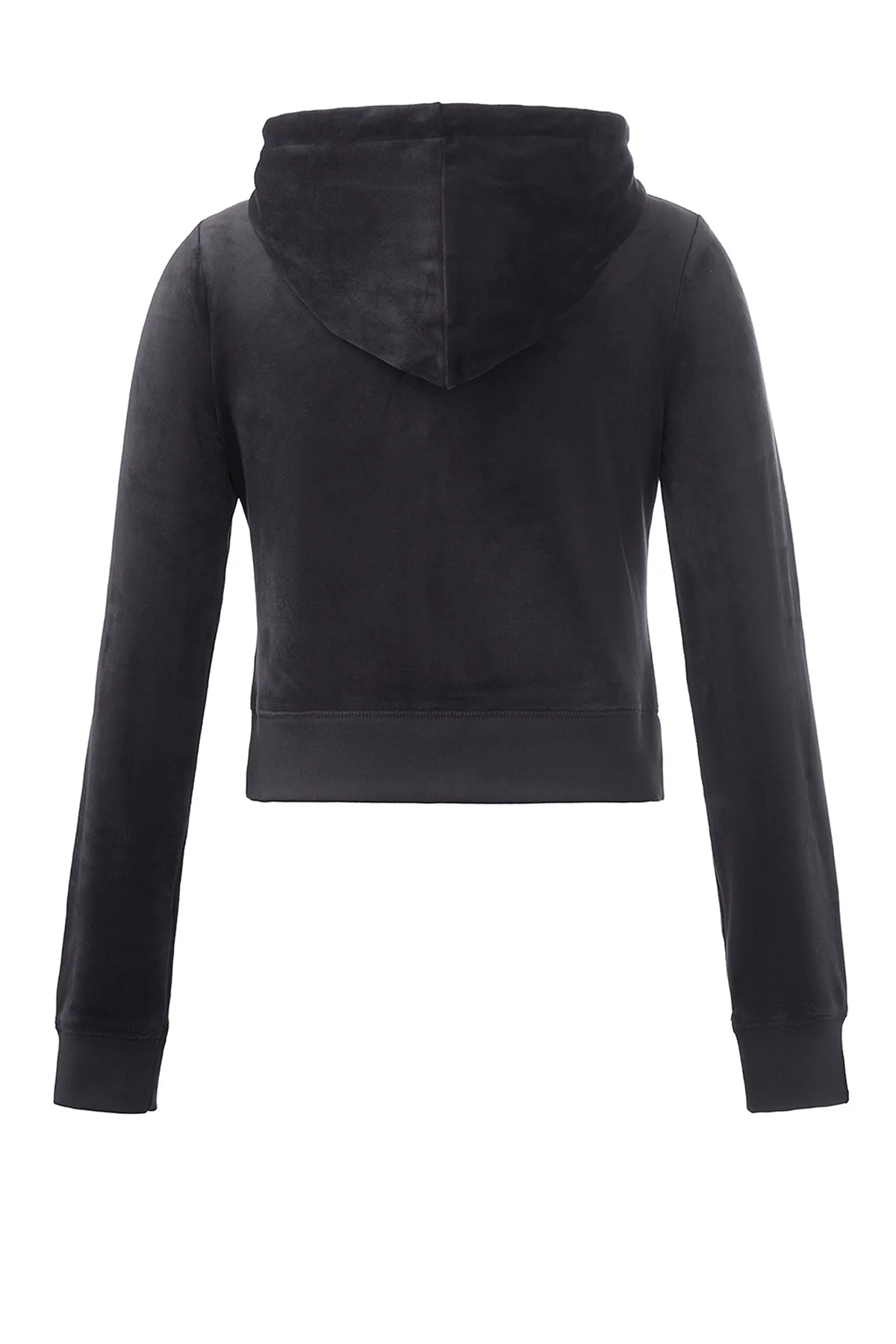 Front Mixed Crystals Velour Hoodie