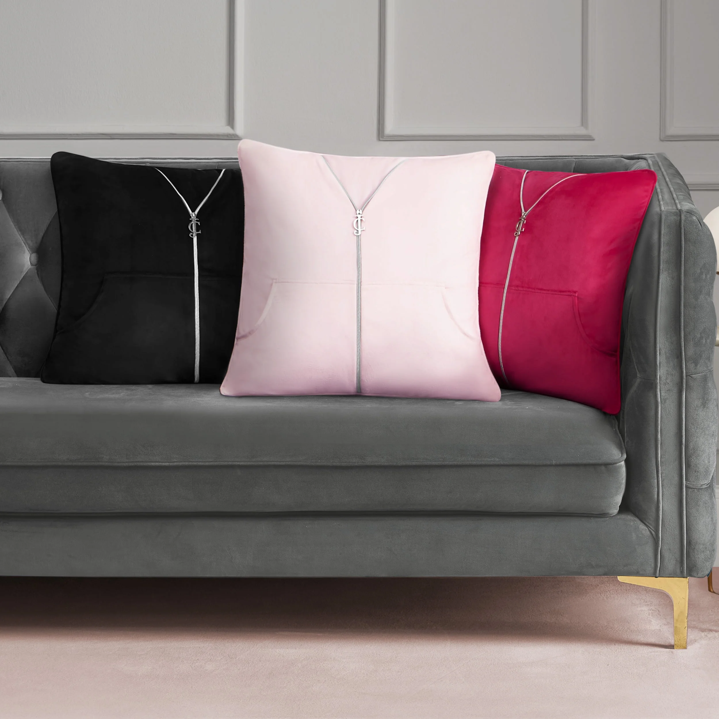 Zippered Tracksuit Pillow