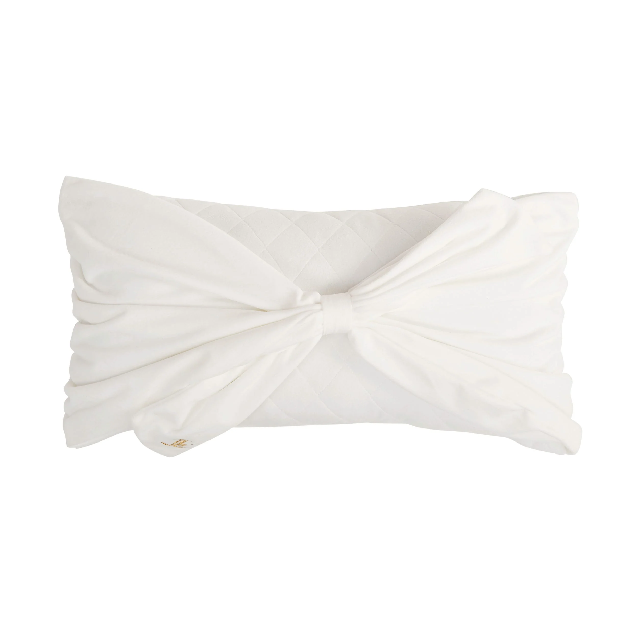 Velvet Bow Decorative Pillow