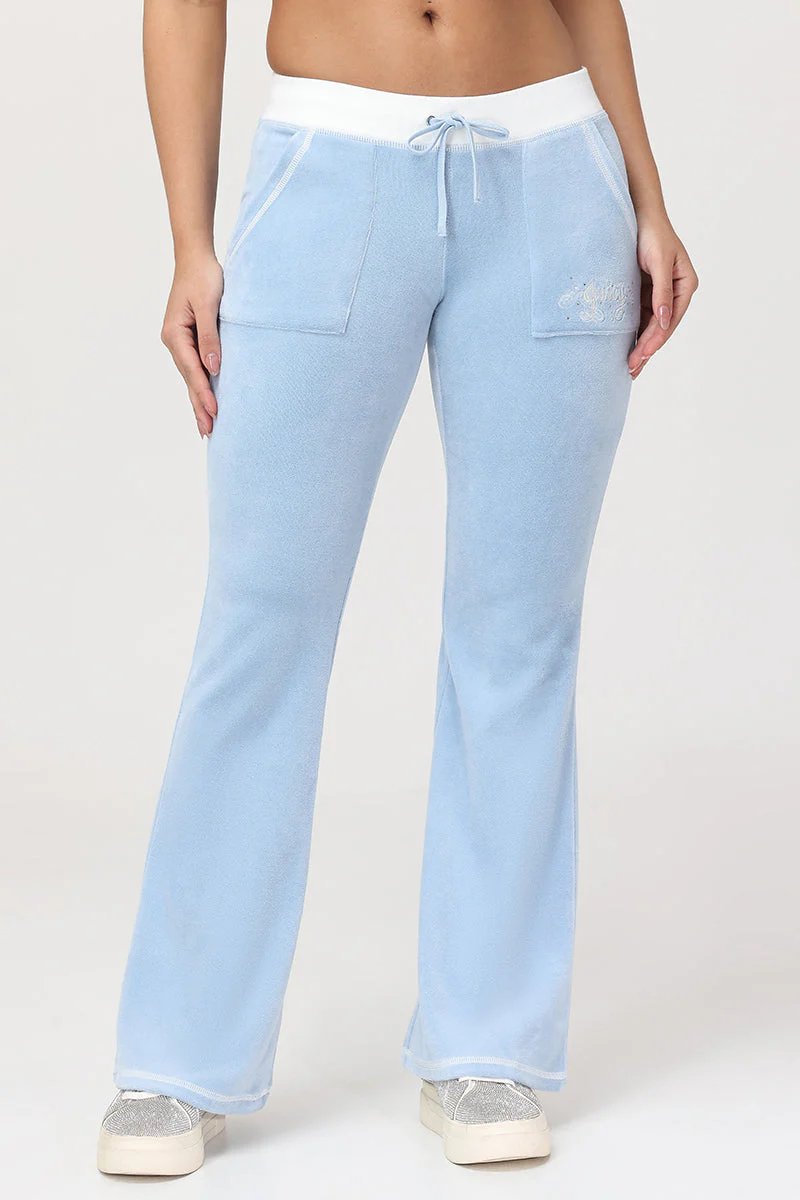 Sweetheart Cotton Velour Track Pants