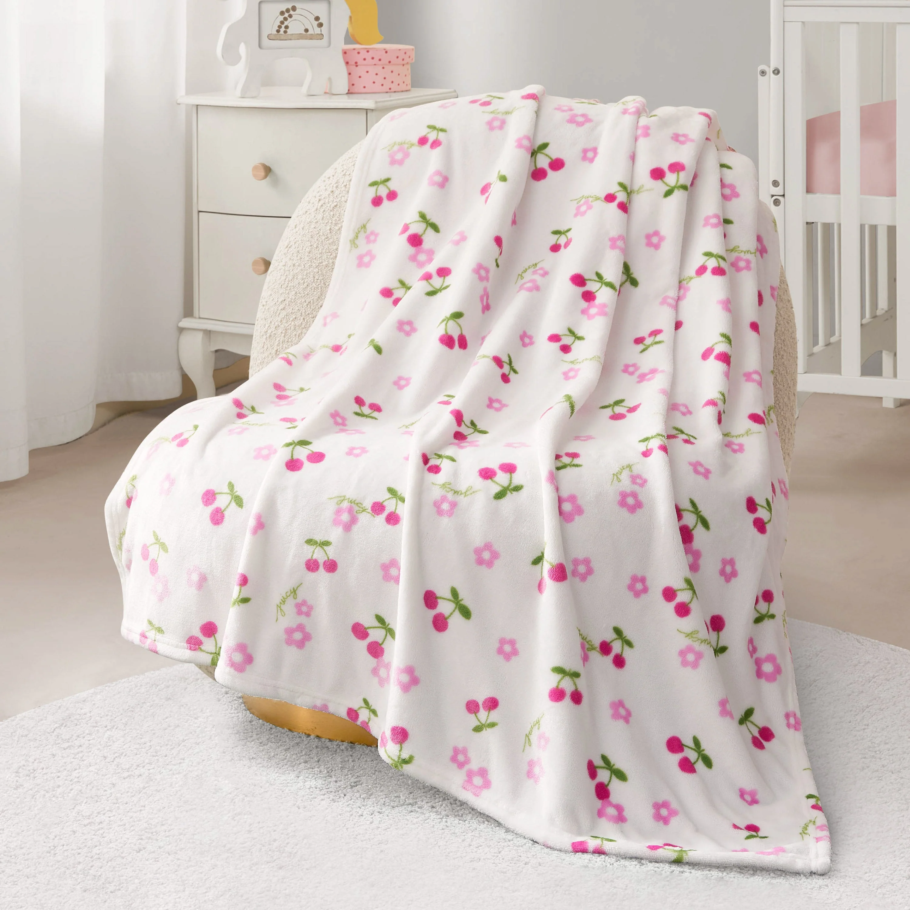 Plush Baby Throw Blanket