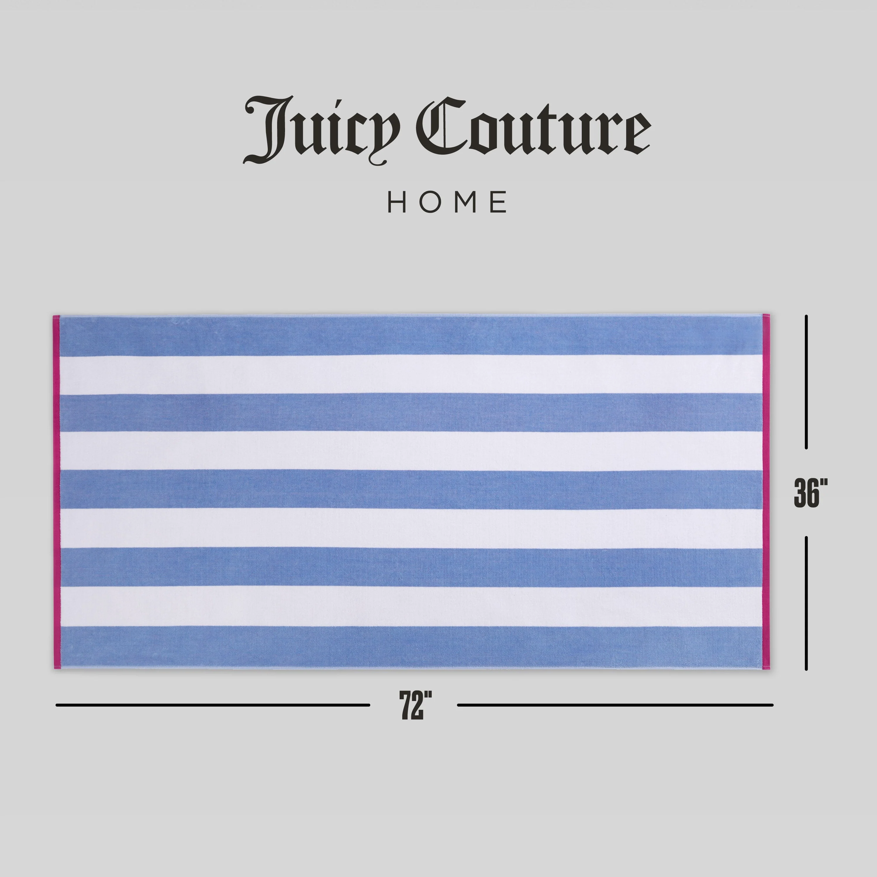 Reversible Cabana Cotton Beach Towel