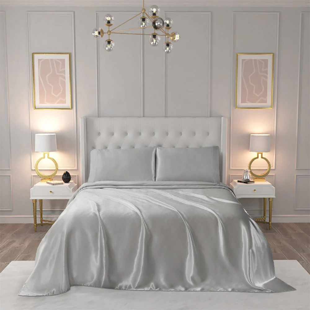 Solid Satin Sheet Set