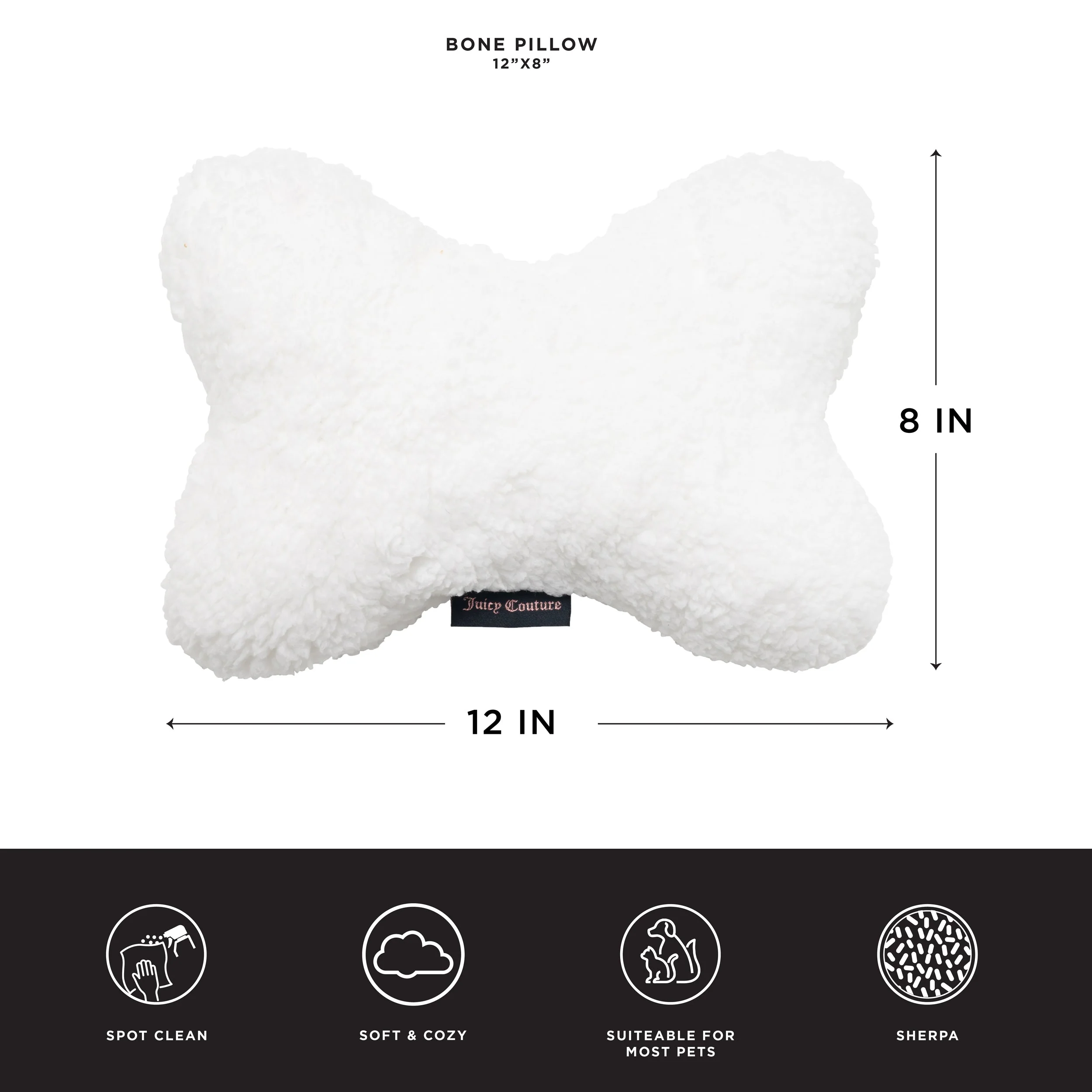 Pet Throw Blanket & Bone Pillow 2-Piece Set