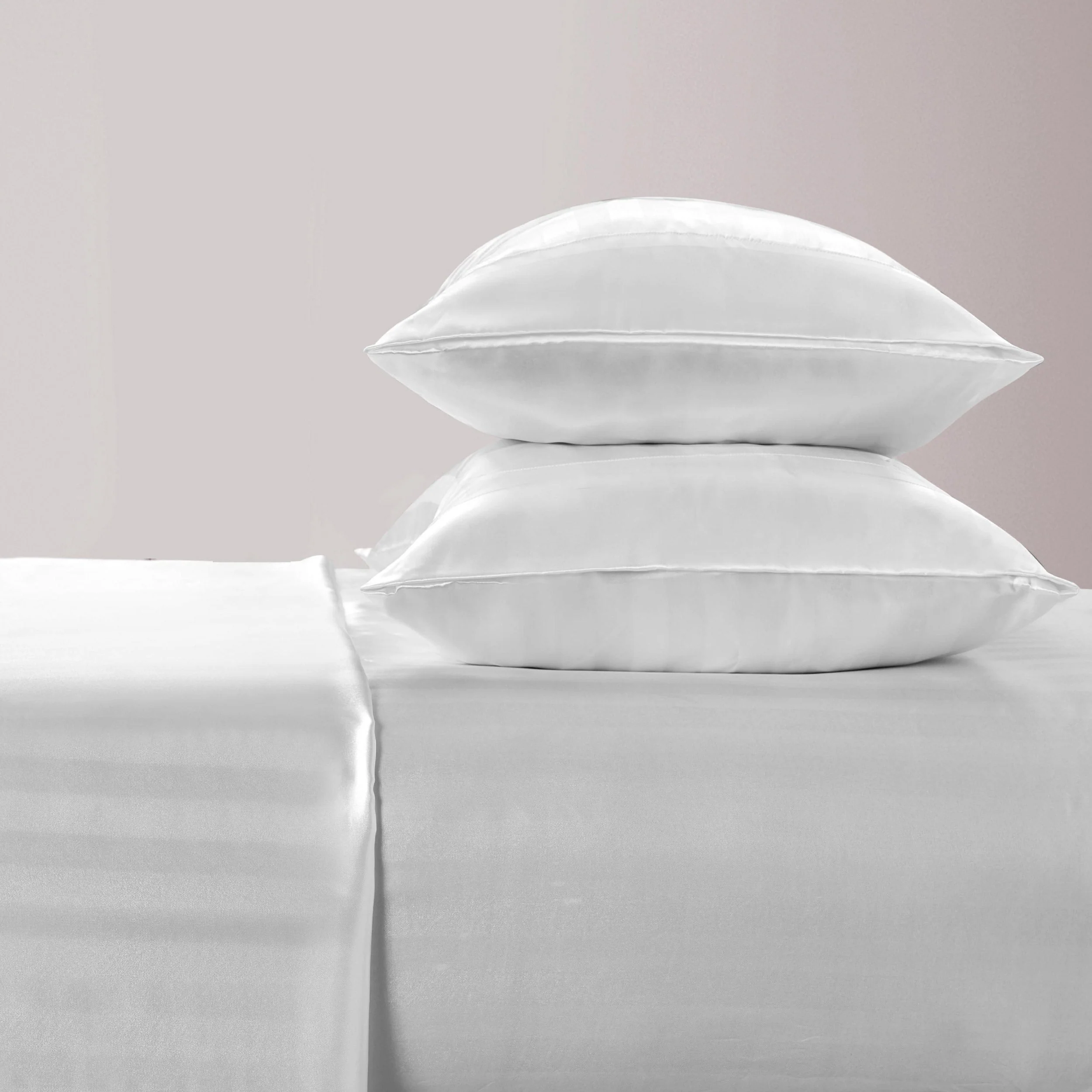 Damask Stripe Satin Sheet Set