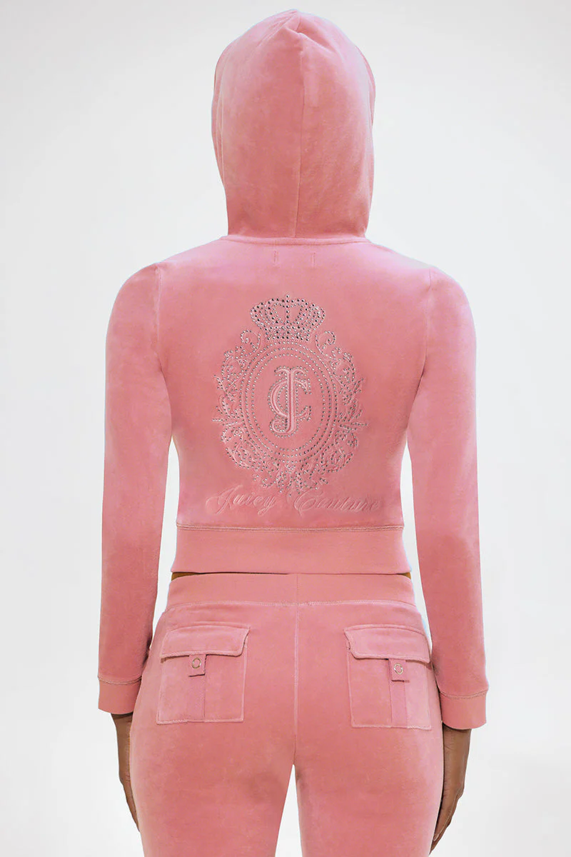 Crown Heritage Cotton Velour Hoodie
