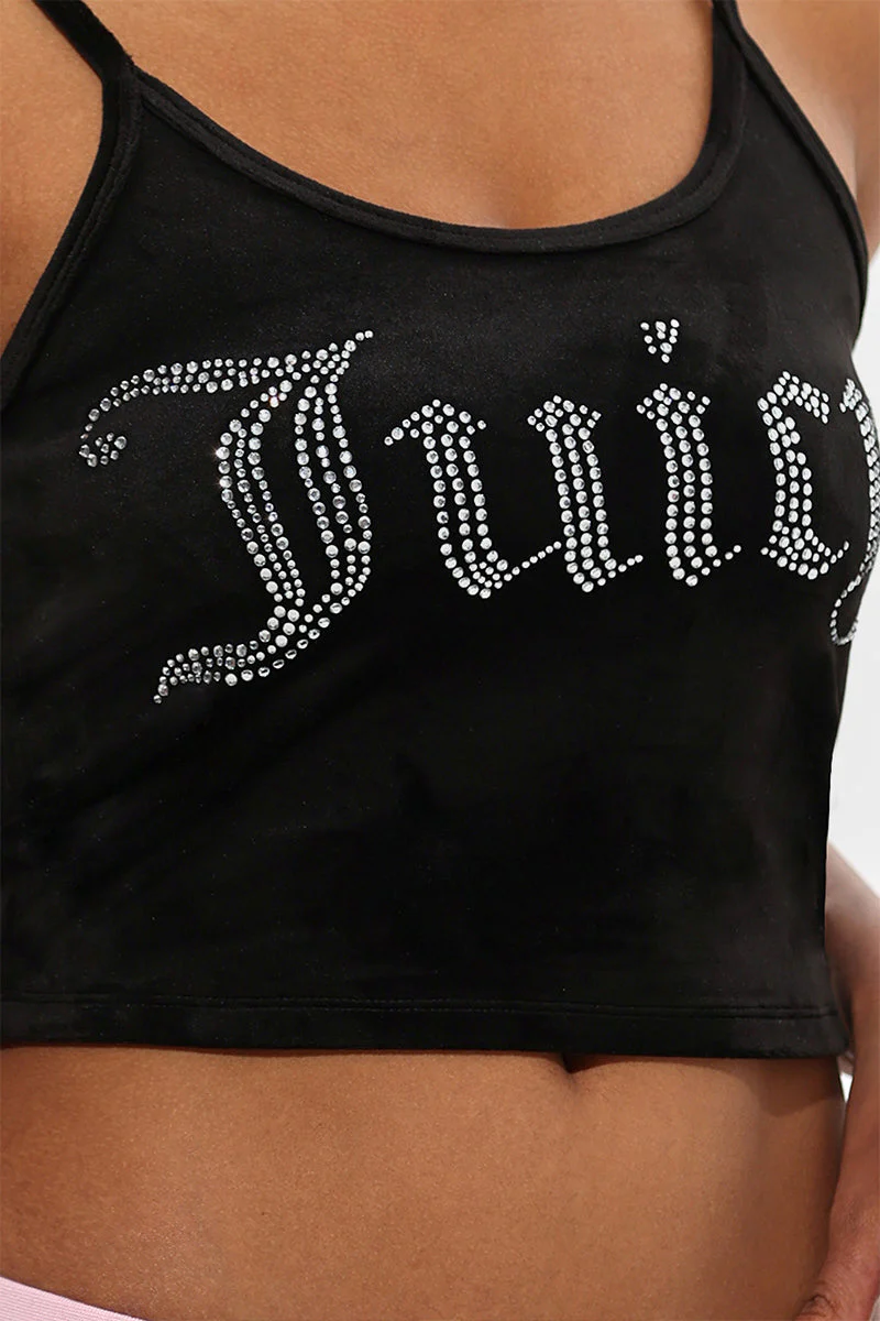 Big Bling Velour Tank Top