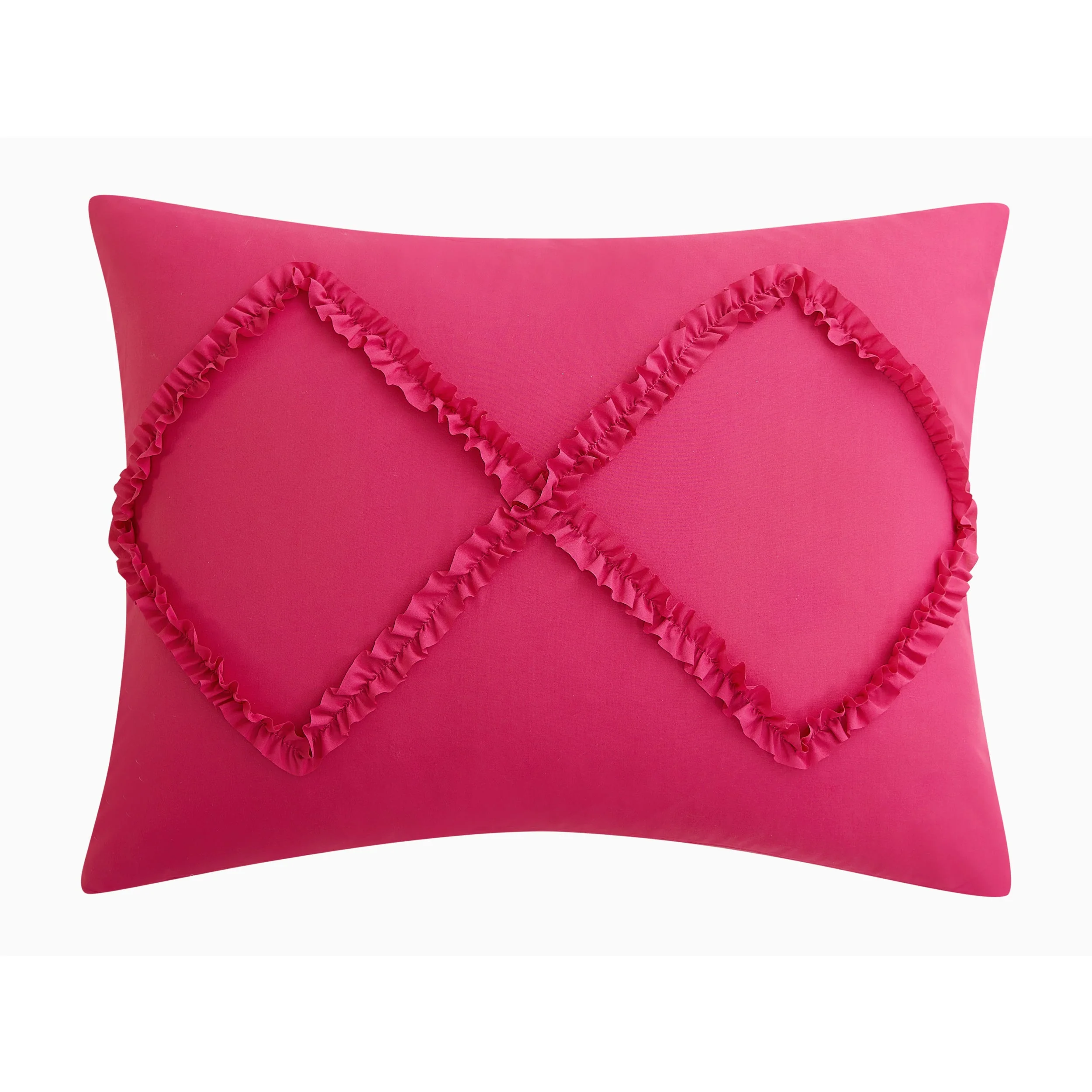 Diamond Ruffle Comforter Set