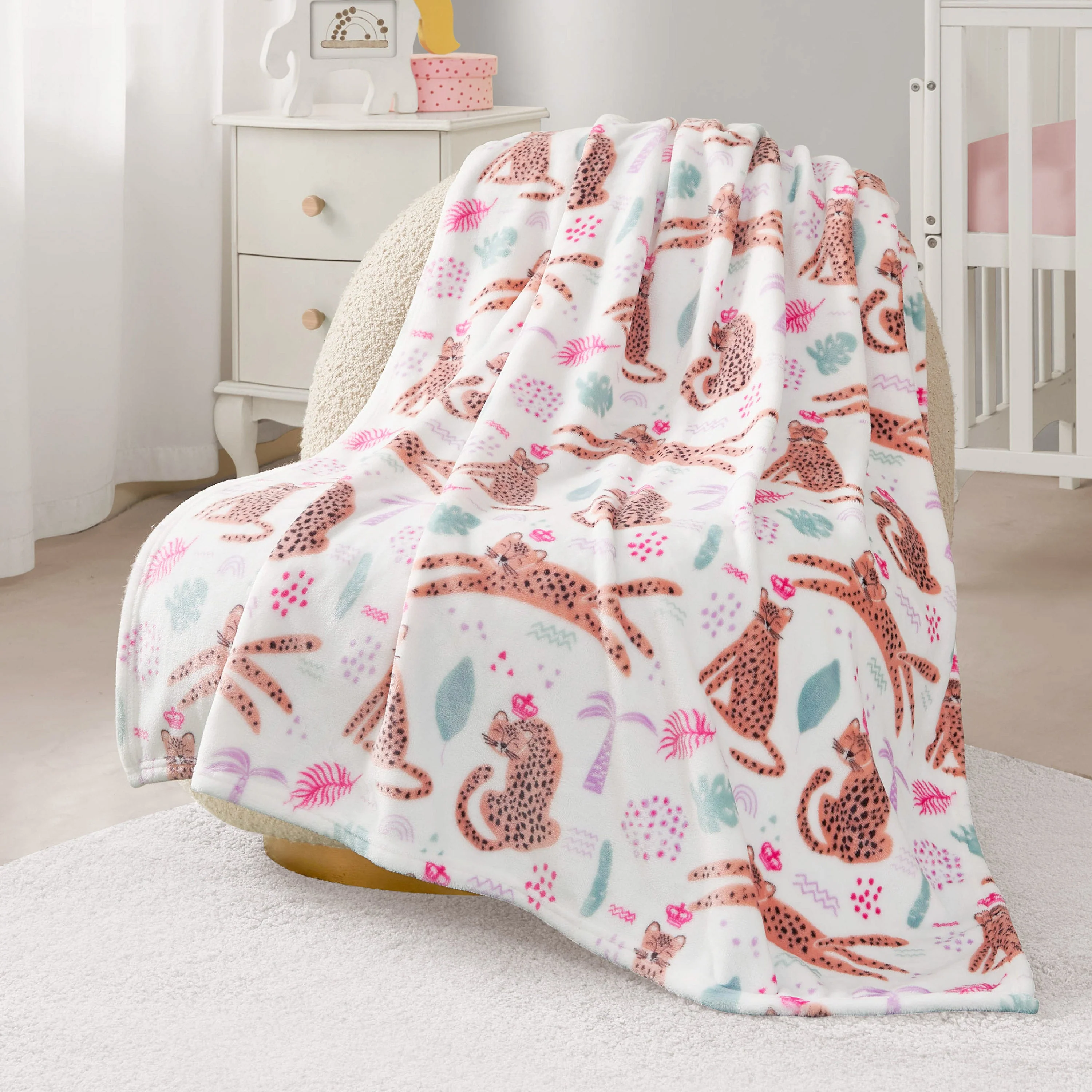 Plush Baby Throw Blanket