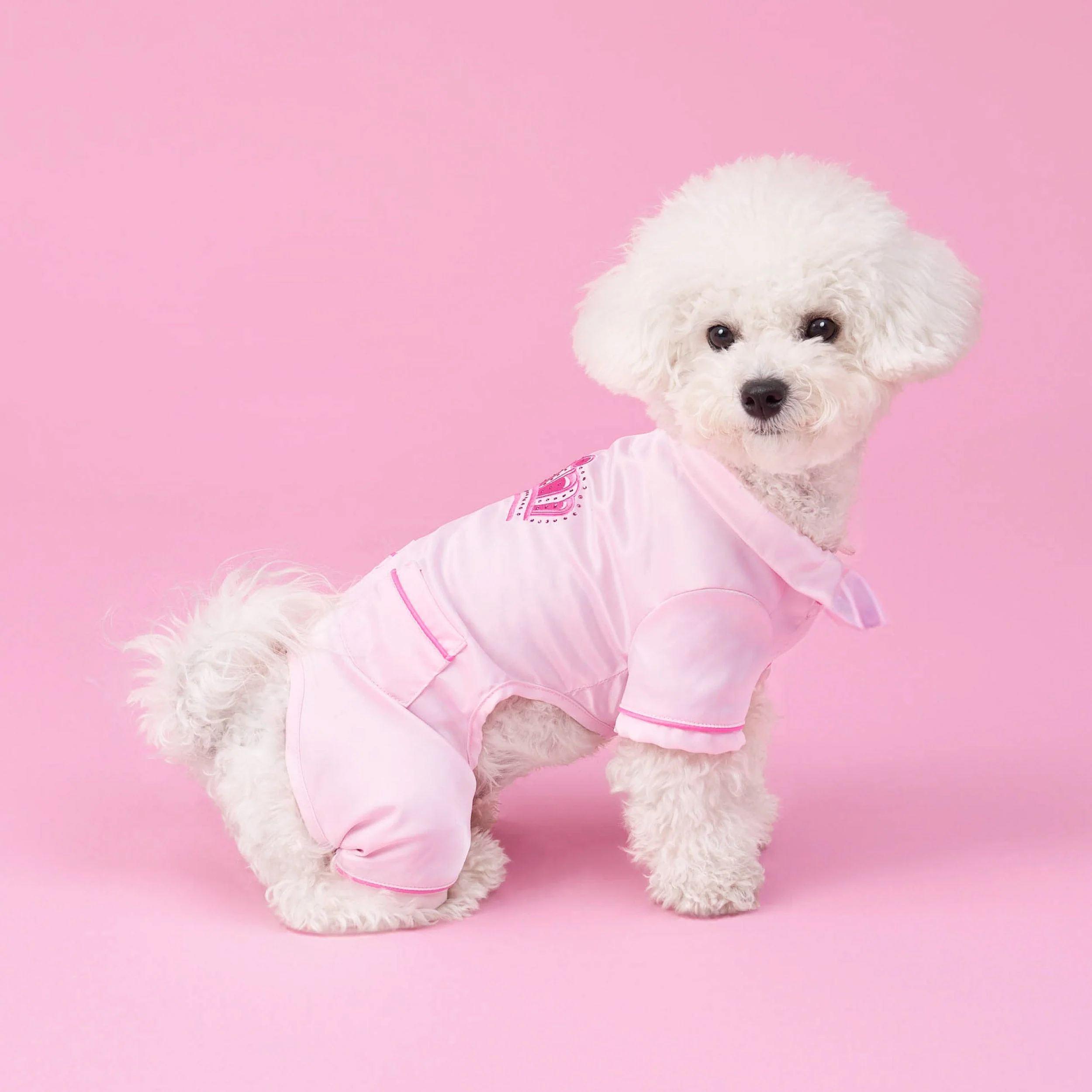 Juicy Couture Pet Silky Satin Pajamas