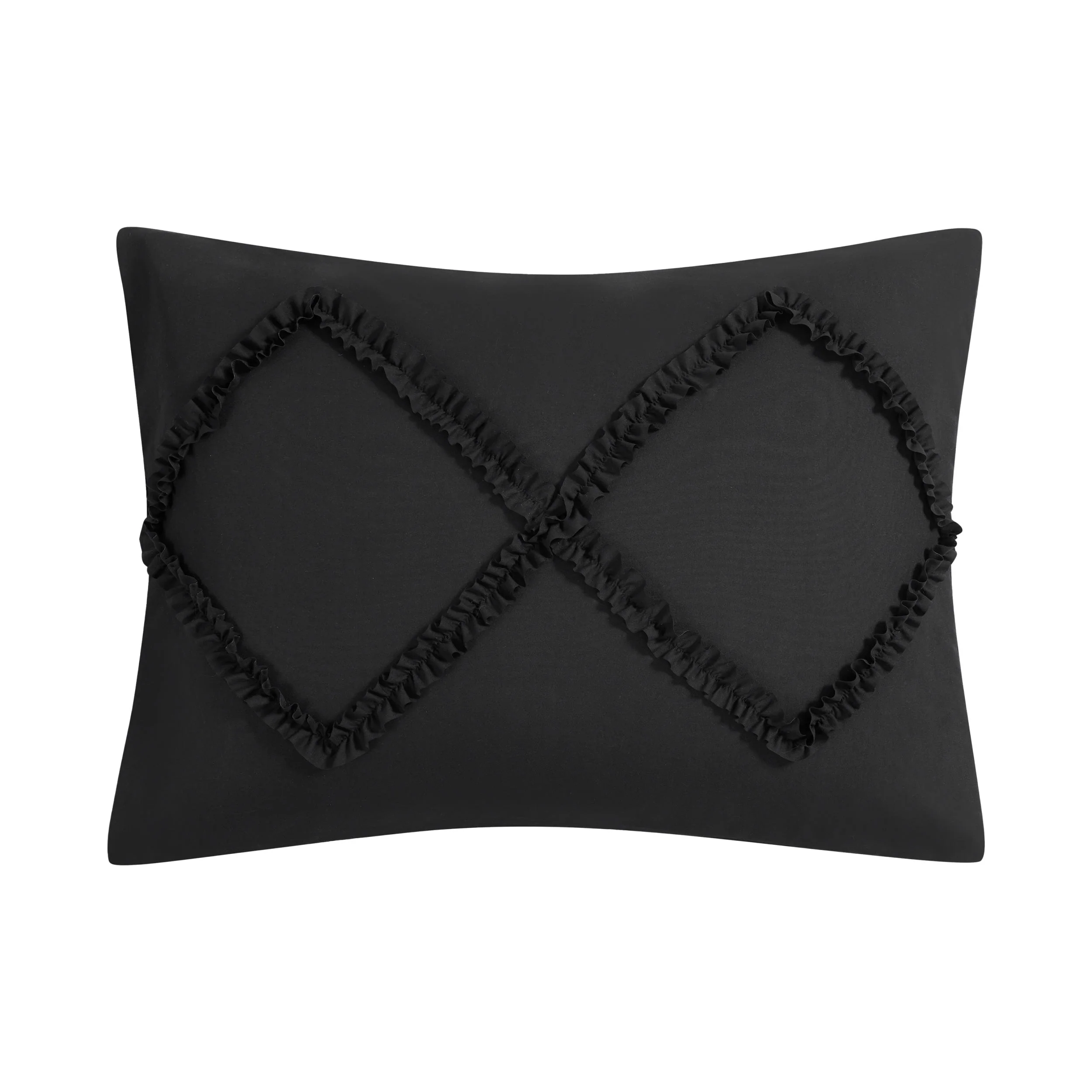 Diamond Ruffle Comforter Set