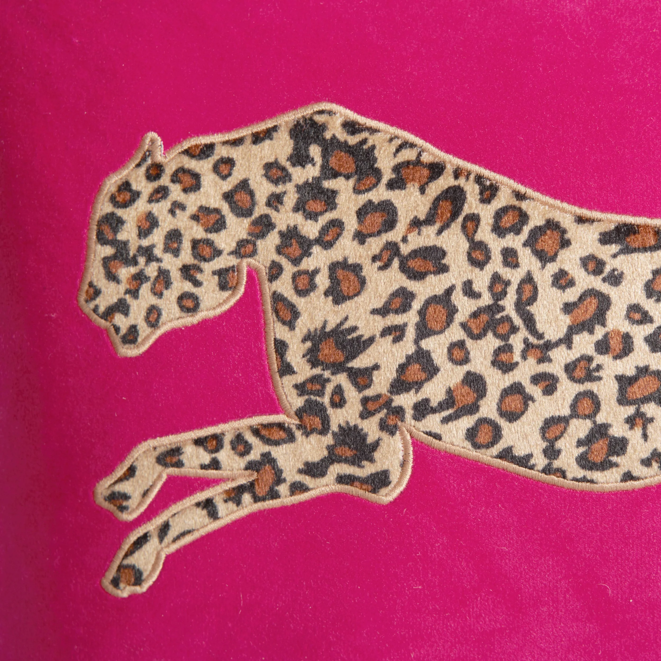Velvet Cheetah Pillow