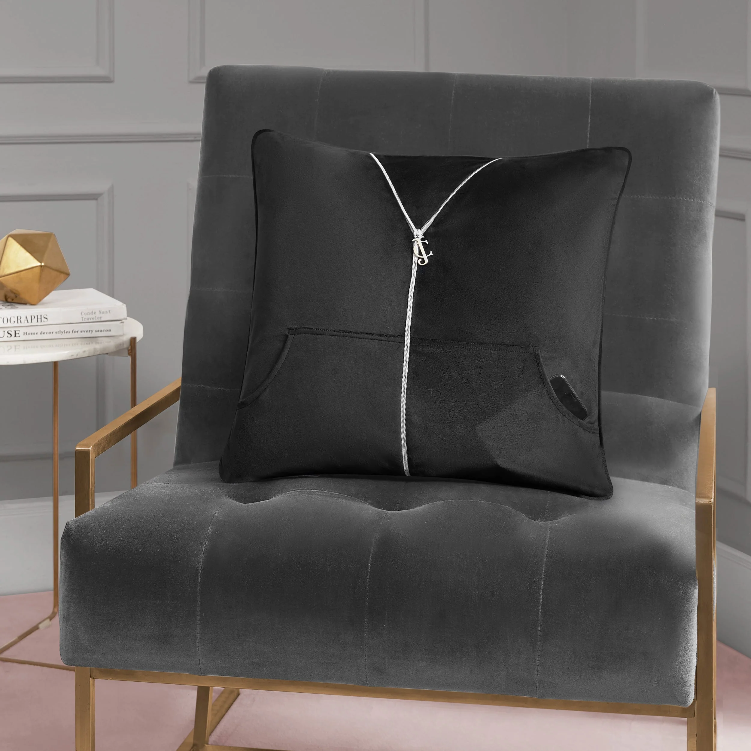 Zippered Tracksuit Pillow