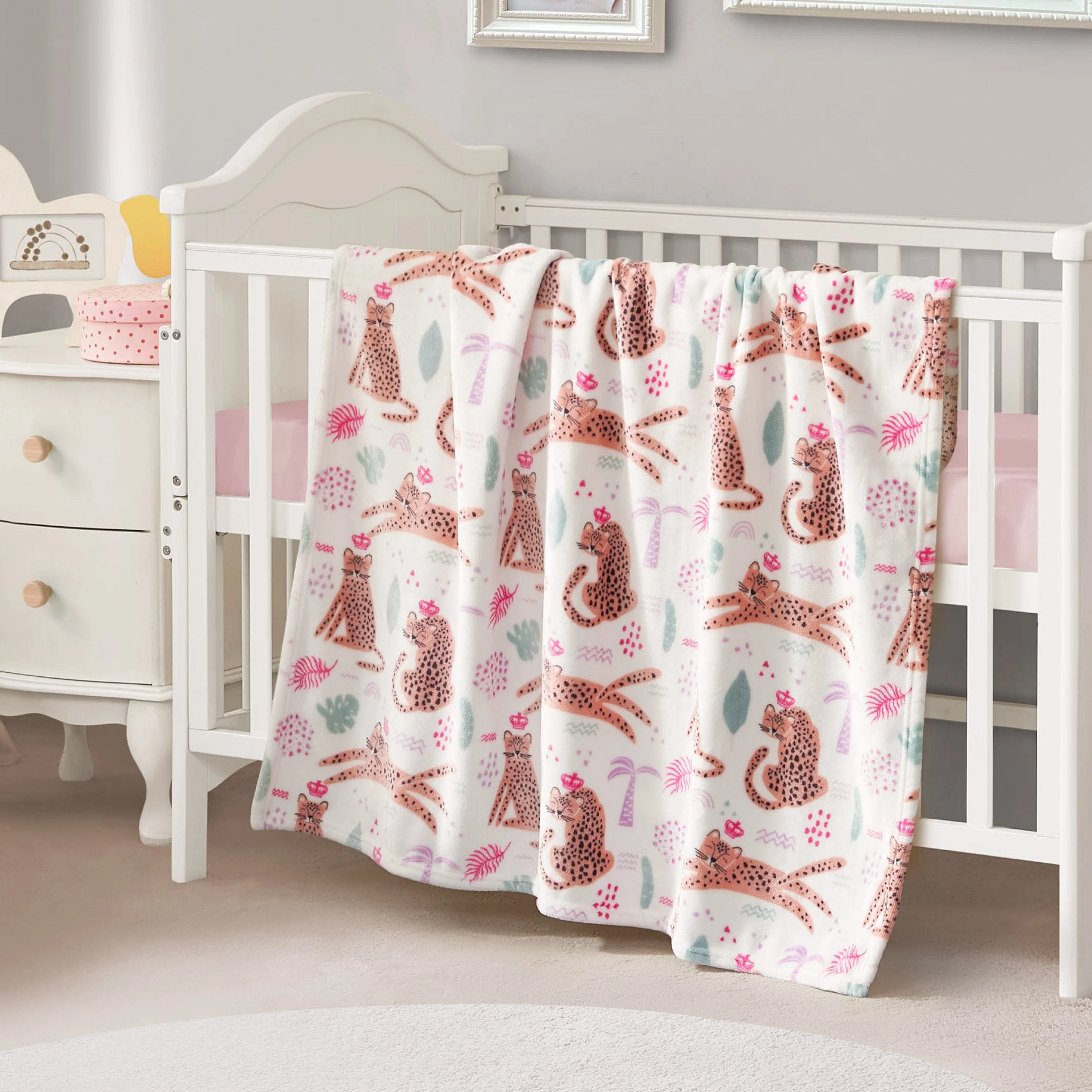 Plush Baby Throw Blanket