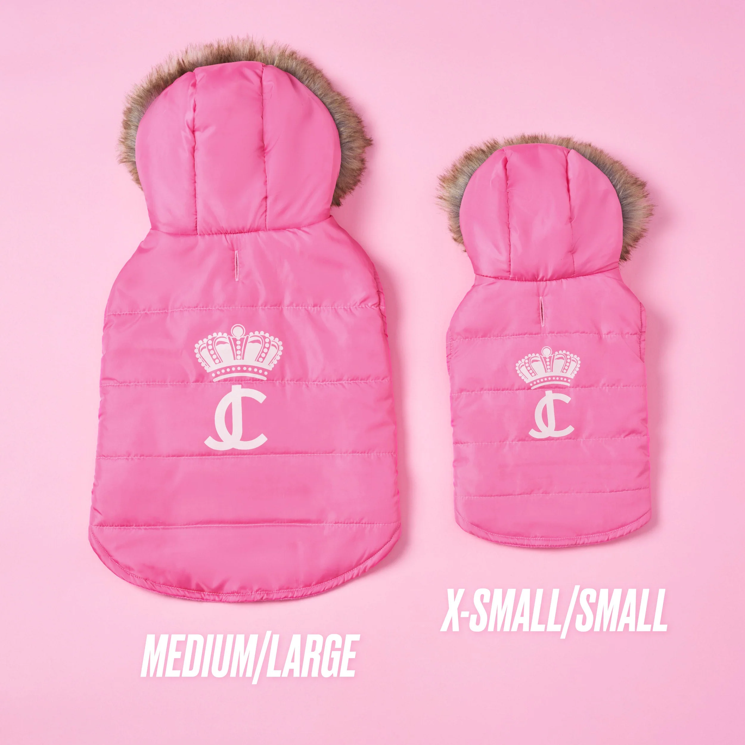 Pet Faux Fur Hooded Jacket